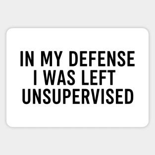 I Was Left Unsupervised Magnet